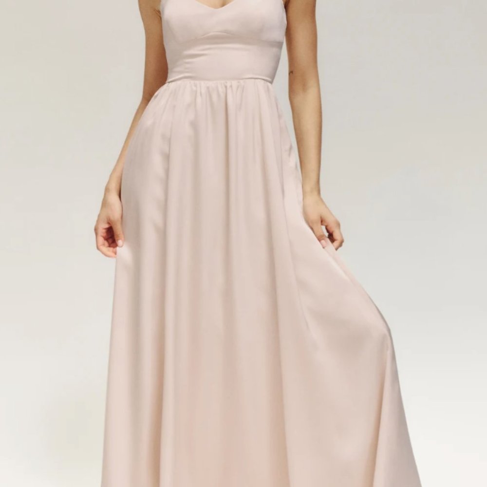 REFORMATION champagne gown size 0 - Picture 2 of 4